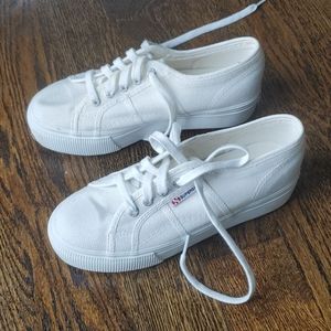 Superga Women's Canvas Platform Sneakers